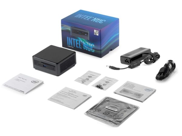 Intel NUC10I7FNHN Mini PC, Intel Core I7-10710U Upto 4.7GHz, 8GB RAM, 512GB NVMe SSD, HDMI, Thunderbolt, Card Reader, Wi-Fi, Bluetooth, Windows 10 Pro