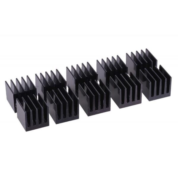 Alphacool GPU Heatsink 15 x 15 x 15mm | Black - 10 Pack (17155)