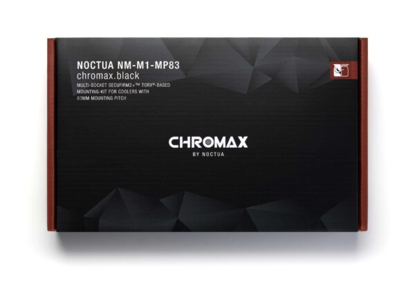 Noctua NM-M1-MP83 chromax.black, CPU Cooler Mounting-Kit for AMD AM5/AM4 and Intel LGA1700/LGA1200 (Black)