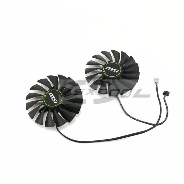 A pair cooler For MSI RTX2080 2080S 2080Ti VENTUS fan PLA09215B12H Graphics card cooling fan original