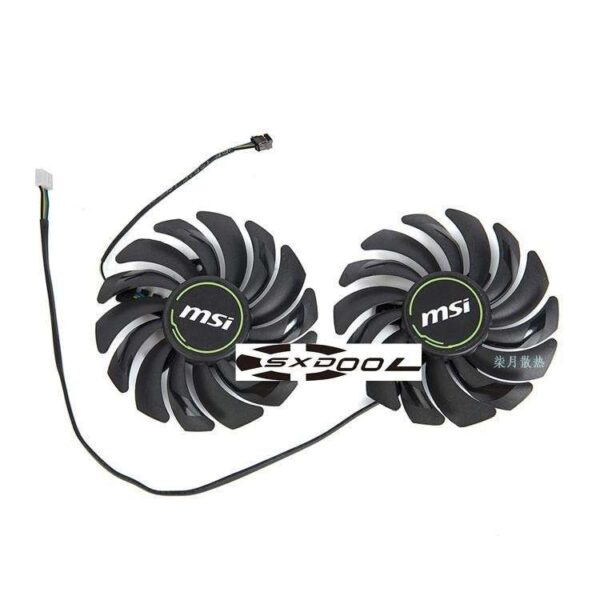 1 Pair For MSI GeForce RTX 2060 2070 2080 2080S XS 2070S 2060S SUPER-VENTUS-GP-OC PLD09210S12HH graphics  cooling fan