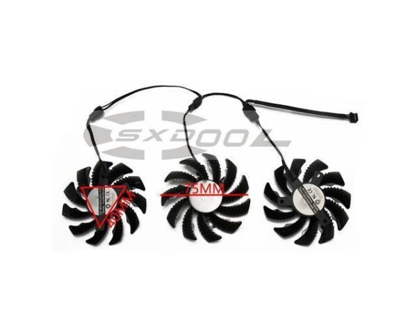 75mm PLD08010S12H 0.35A For Gigabyte AORUS GTX 1060 1070 1080 G1 GTX 1070Ti 1080Ti 960 980Ti cooling fan