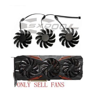 75mm PLD08010S12H 0.35A For Gigabyte AORUS GTX 1060 1070 1080 G1 GTX 1070Ti 1080Ti 960 980Ti cooling fan