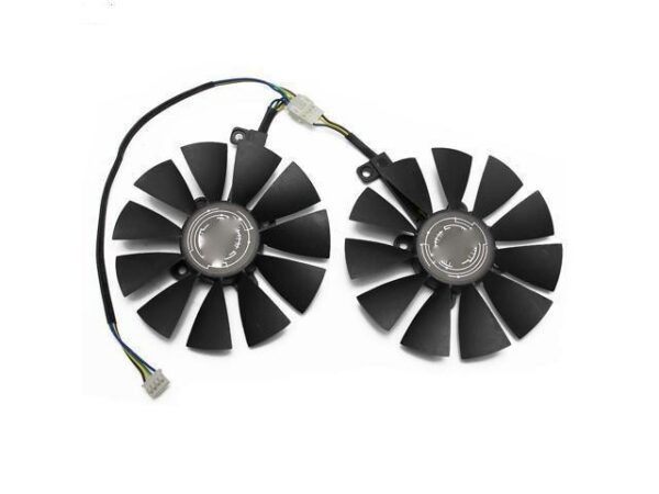 88mm T129215SU 0.50A For ASUS GTX1060 1070 Ti RX 470 570 580 Dual OC cooling fan a pair