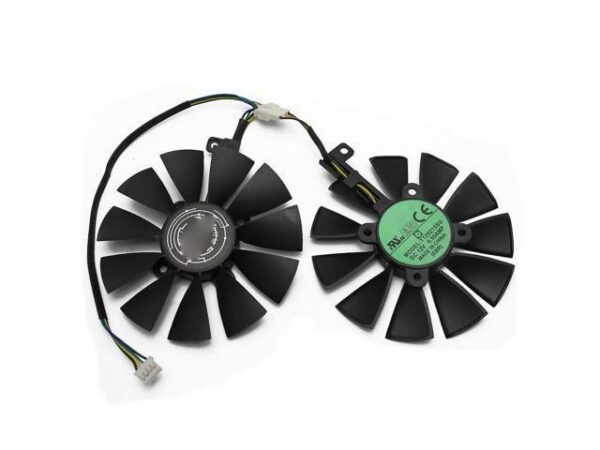 88mm T129215SU 0.50A For ASUS GTX1060 1070 Ti RX 470 570 580 Dual OC cooling fan a pair