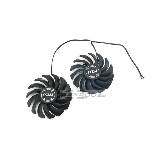 1 pair For MSI RX 470 480 570 580 ARMOR RADEON RX488 RX578 RX588 RX478 4G graphics card cooling fan  PLD09210S12HH