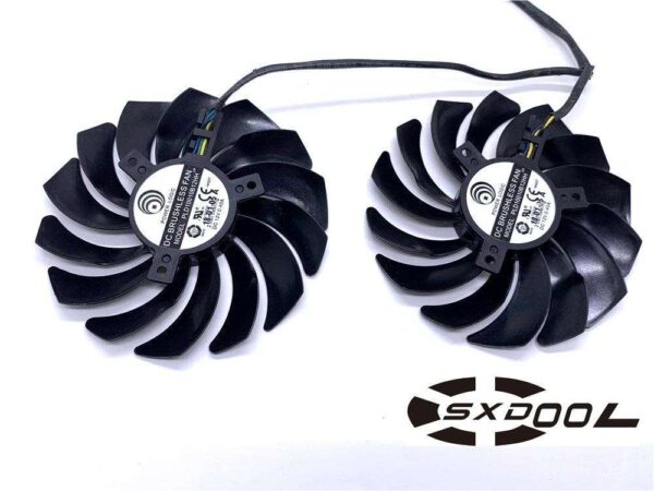 For MSI GeForce RTX 2070 GAMING Z 8G graphics card fan PLD10010B12HH 2-in-1 fan