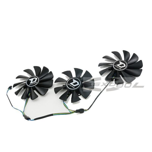 For DATALAND RX 5600XT 5700XT 5700 X Ares X War Demon Mute graphics card fan A set of three