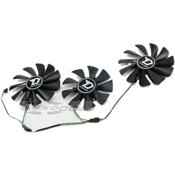 For DATALAND RX 5600XT 5700XT 5700 X Ares X War Demon Mute graphics card fan A set of three