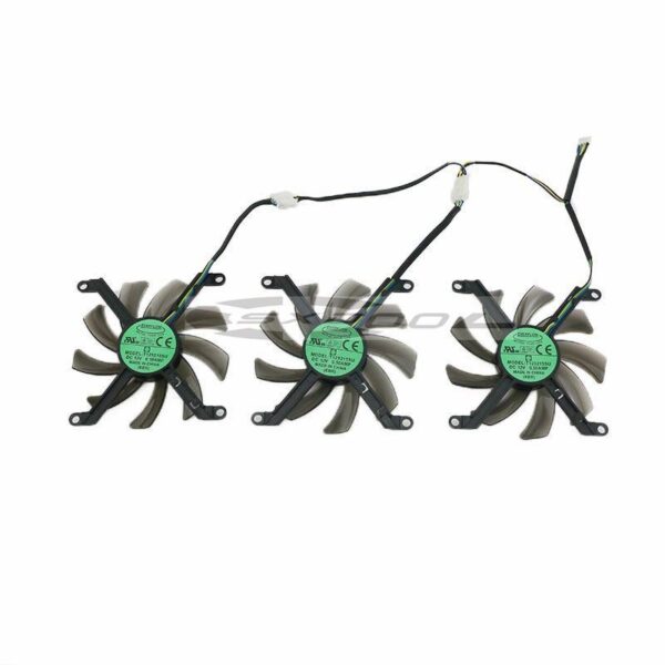 For Leadtek / Renaissance PNY LEADTEK ManLI GTX 1080ti graphics card cooling fan T129215SU 3pcs a lot