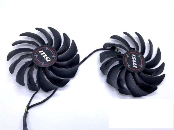 For MSI GeForce RTX 2060 SUPER ARMOR OC Graphics Card Fan PLD10010B12HH DC12V 95mm