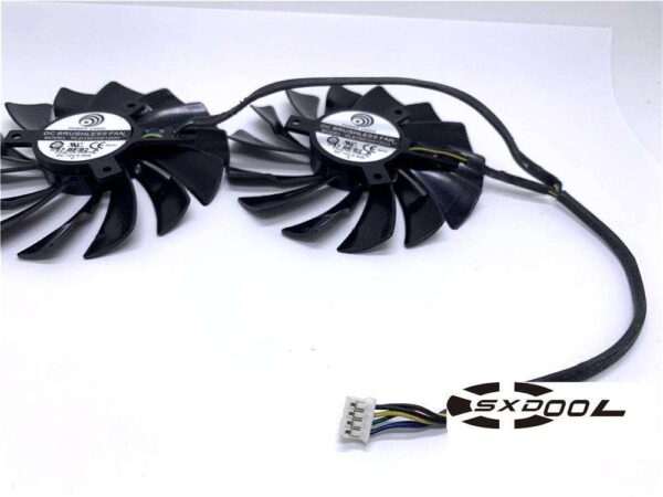 For MSI GeForce RTX 2060 SUPER ARMOR OC Graphics Card Fan PLD10010B12HH DC12V 95mm