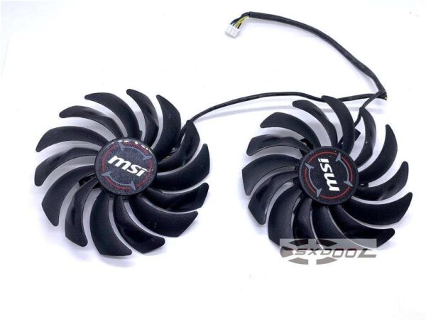 For MSI GeForce RTX 2060 SUPER ARMOR OC Graphics Card Fan PLD10010B12HH DC12V 95mm