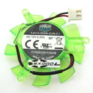 For cooler master A4510-55SB-2UN-C1 FY04510H12SAB graphics card cooling fan 12V 0.25A