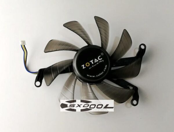 1 pair For Zotac GTX760 2GD5 4GD5 Thunderbolt version HA T129215SU 12V graphics fan