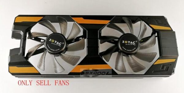 1 pair For Zotac GTX760 2GD5 4GD5 Thunderbolt version HA T129215SU 12V graphics fan