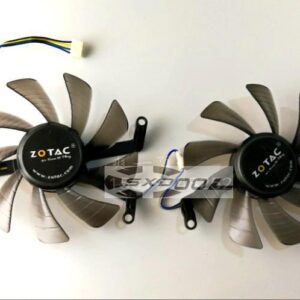 1 pair For Zotac GTX760 2GD5 4GD5 Thunderbolt version HA T129215SU 12V graphics fan