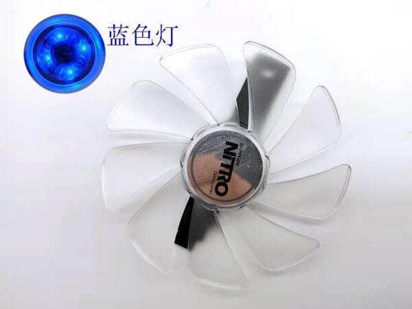 Blue LED For New Sapphire RX590 RX580 RX570 RX480 RX470 Cooling Fan CF1015H12D 12V Graphics Card Fan (1 Pair)