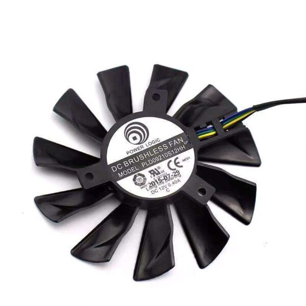 For MSI GTX1080ti 1080 1070ti 1070 1060 980ti Dark Dragon Graphics Fan PLD09210S12HH DC12V 0.40A 4-wire cooler (3PCS/Lot)