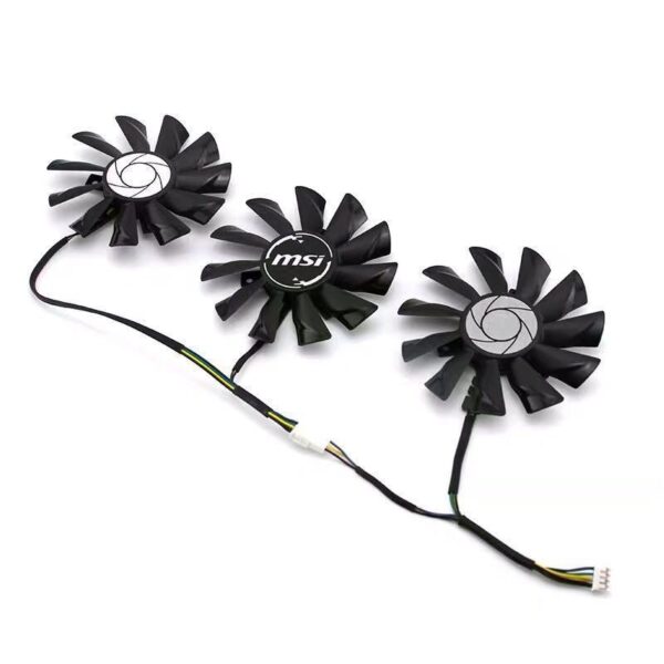 For MSI GTX1080ti 1080 1070ti 1070 1060 980ti Dark Dragon Graphics Fan PLD09210S12HH DC12V 0.40A 4-wire cooler (3PCS/Lot)