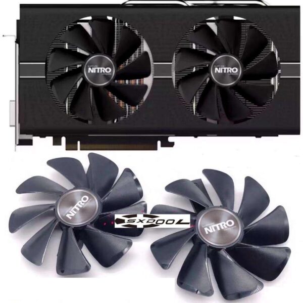 For Sapphire RX 580 RX570 RX480 RX470 Platinum / Ultra Platinum / Overseas Version CF1015H12D Fan