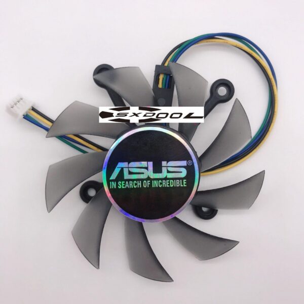 For ASUS GTX 550TI 750 460 560 6670 6850 7770 7850 Graphics Fan FirstD FD8015U12D