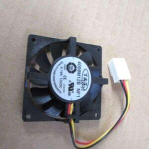 For T&T 4008M12B NF1 12V 0.14A 4008 4cm 3-Wire 3-pin graphics card fan