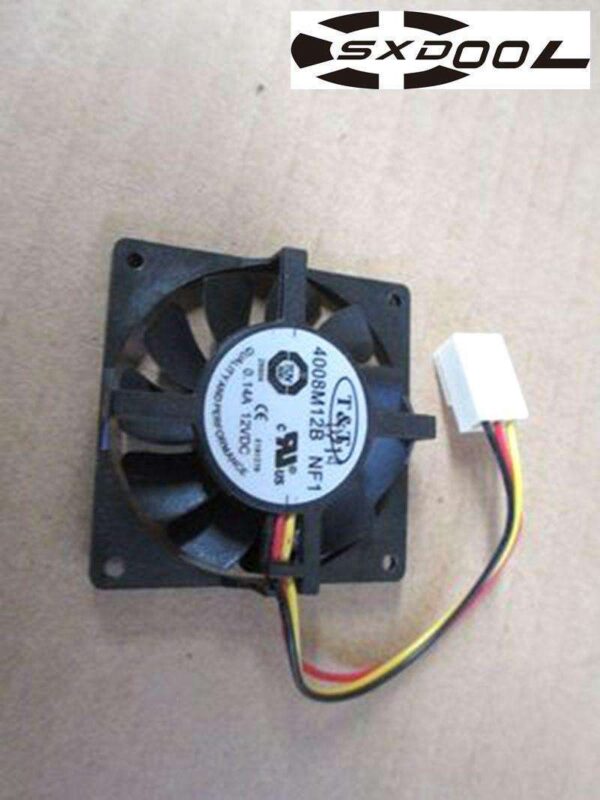 For T&T 4008M12B NF1 12V 0.14A 4008 4cm 3-Wire 3-pin graphics card fan