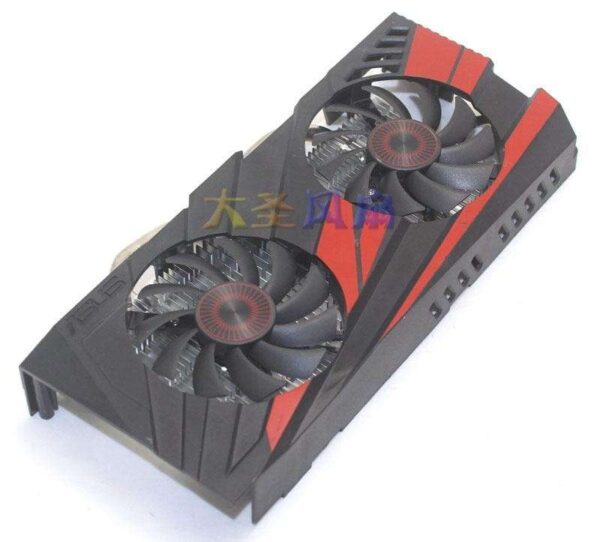 Original For ASUS GTX960 GTX 1060 graphics card cooler curved fan blade (radiator + fan)