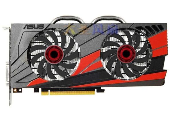 Original For ASUS GTX960 GTX 1060 graphics card cooler curved fan blade (radiator + fan)