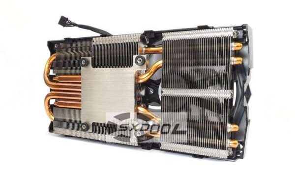 For Inno3D GTX960 1070 Gaming Extreme Edition, graphics card radiator, copper bottom 4 heat pipes 58mm holes