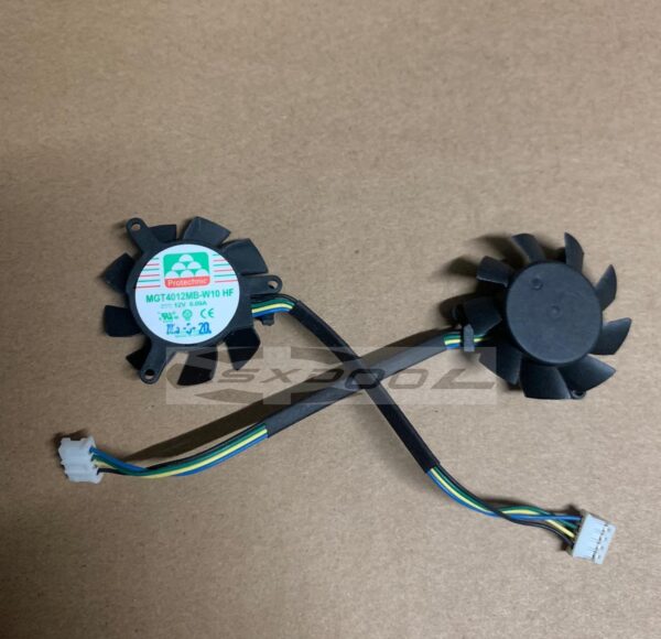 New MAGIC Protechnic MGT4012MB -W10 HF MGT4012MB-W10 4010 12V 0.09A 4-pin PWM dual-ball graphics card fan Diameter 3.9cm Hole distance 2.5cm -1pcs