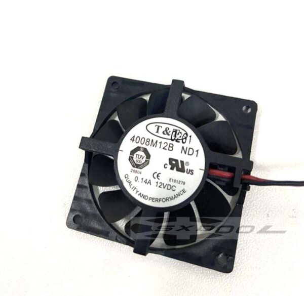 T&T 4008M12B ND1 12v 4008 40x40x8mm Hanging Frame North and South Bridge Cooling Fan