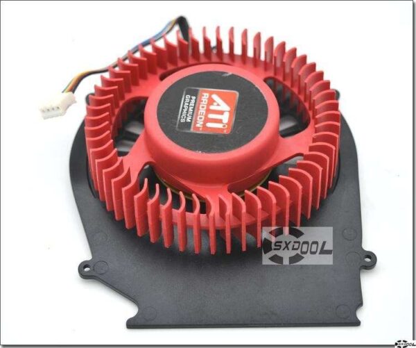 FirstD FD9238M12D 12V 0.7A VGA fan with black bracket 5 mounting-holes, New ATI turbo graphics card fan PWM ball bearing cooler