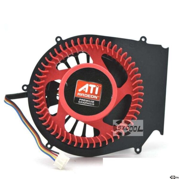 FirstD FD9238M12D 12V 0.7A VGA fan with black bracket 5 mounting-holes, New ATI turbo graphics card fan PWM ball bearing cooler