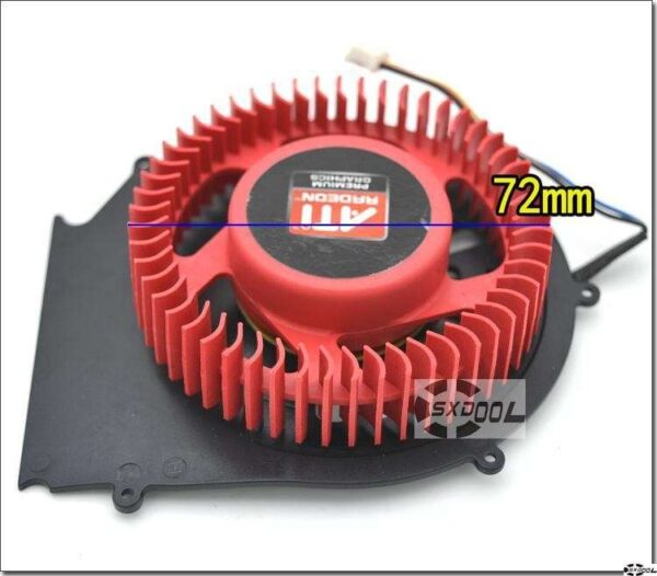 FirstD FD9238M12D 12V 0.7A VGA fan with black bracket 5 mounting-holes, New ATI turbo graphics card fan PWM ball bearing cooler