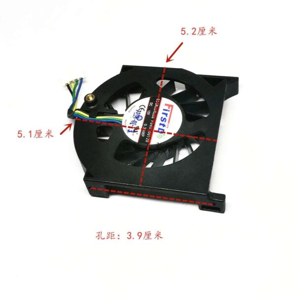 For AMD Radeon Pro WX 4100 3100 2100 E9260 3D Modeling Professional Graphics Fan FirstD FD6010U12D Gray