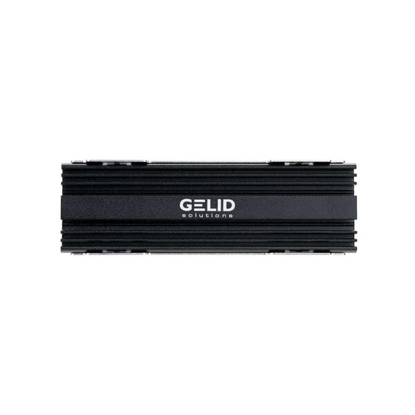 Gelid Solutions Icecap M.2–SSD Cooler with Thermal Throttling–M.2 2280 SSD Compatible–Aluminum Heatsink-Thermal Pad Included 72x23x10