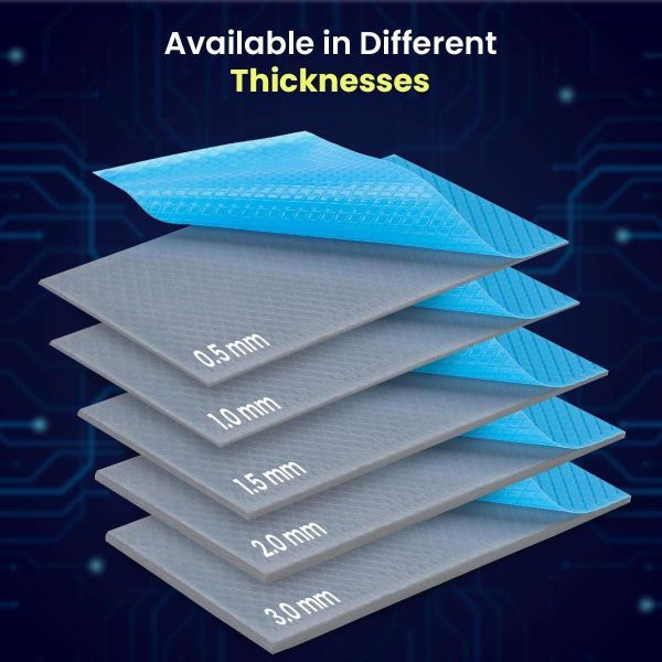 Gelid Solutions GP-Ultimate 15W-Thermal Pad 90x50x1.5mm (2pcs). Excellent Heat Conduction, Ideal Gap Filler. Easy Installation - 2 Pack