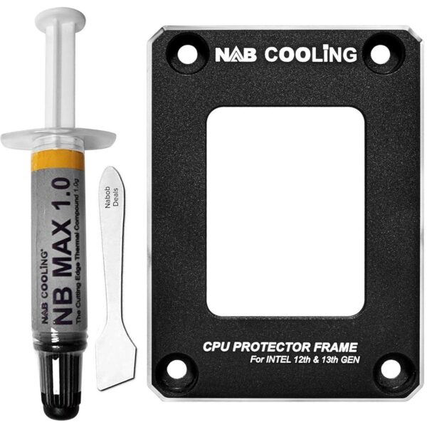 Nab Cooling CPU Contact Frame Intel 13th Gen, LGA 1700 + Thermal Paste