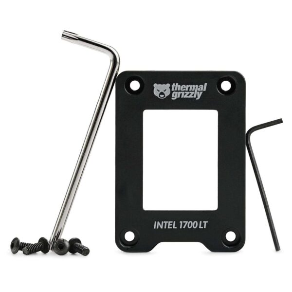 Thermal Grizzly - CPU Contact Frame Intel 1700 LT - for Optimized CPU Contact Pressure to Improve The Cooling Performance