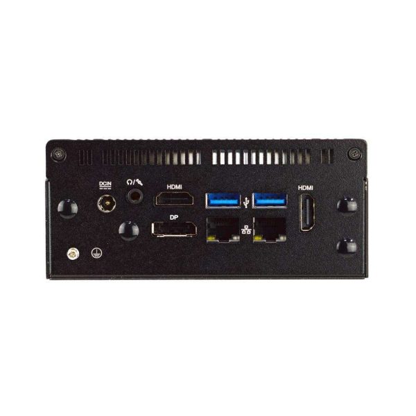 Jetway HBFBU02-07-B Fanless Intel Celeron J3455 System, 2XLAN, 2XHDMI, DP, 3XUSB 3.0, Type-C & COM