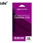 High Performance 16.8 W/mK Thermal Pad , 85x45x1.0mm, Non Conductive Silicone Thermal Pads for Laptop Heatsink/GPU/CPU/LED Cooler