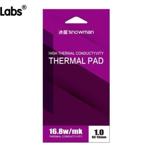 High Performance 16.8 W/mK Thermal Pad , 85x45x1.0mm, Non Conductive Silicone Thermal Pads for Laptop Heatsink/GPU/CPU/LED Cooler