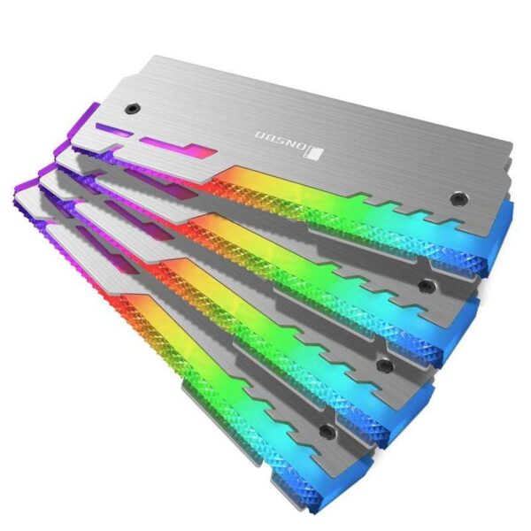 Jonsbo NC-3 Desktop Memory Heatsink 5V 3Pin Addressable RGB Aluminum RAM Heat Spreader Cooling Shell