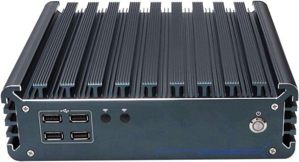 Partaker Fanless Industrial PC, Mini Computer, IPC, Core I7 1255U, Windows 11 Pro, I15, 4 x HDMI, 2 x LAN, 4 x COM COM1/2 for RS232/RS485, TPM2.0, 32G RAM, 1TB SSD