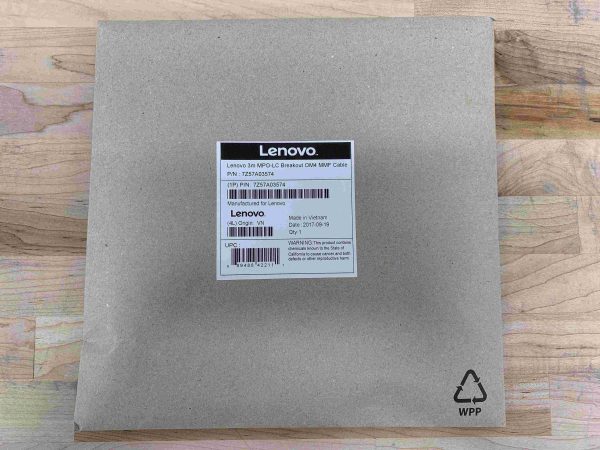 lenovo - 7z57a03574-3m mpo-4xlc breakout om4 mmf cable - fiber optic for network device, server - 9.84 ft - mpo network - 4 x lc male network