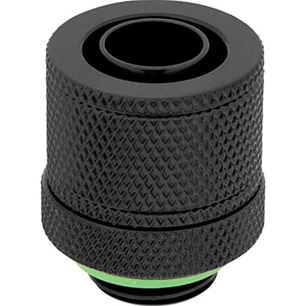 Corsair Hydro X Series XF Compression 10/13mm (3/8" / 1/2") ID/OD Fittings, Black, 4-pack