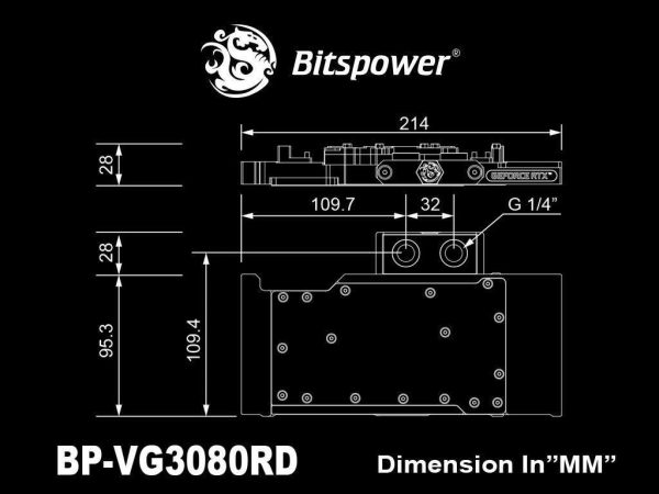 Bitspower Classic VGA Water Block for NVIDIA GeForce RTX 3080/3090 Reference Design