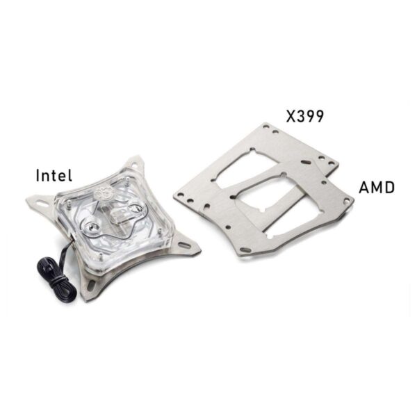 Bitspower CPU Waterblock Summit M, Clear Acrylic Top, Digital RGB, Intel & AMD CPU